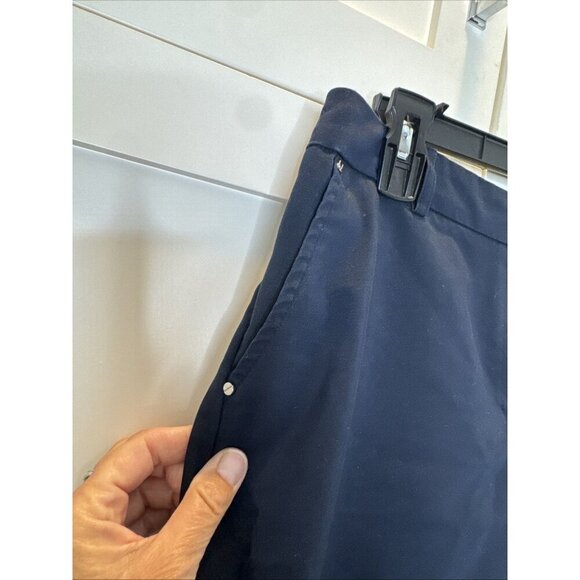 Jones New York Grace Ankle Pants Size 6 Women's Slim Fit Navy Blue - Picture 3 of 14